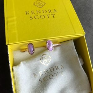 Rose Gold Cuff Bracelet, Lilac Mother-of-Pearl